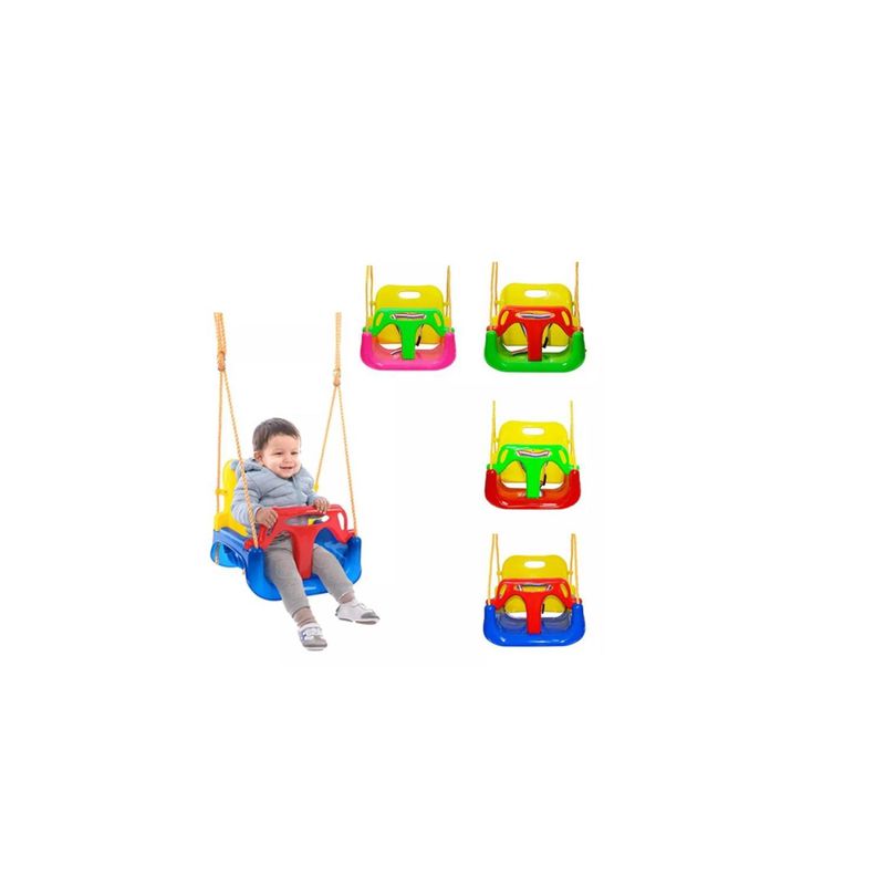 GENERICO - Columpio Silla 3 En 1 Ajustable Portátil Niños Asiento Bebé