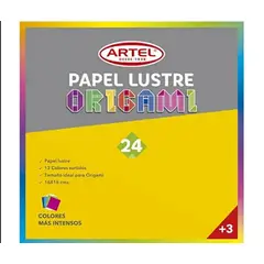 GENERICO - Papel Lustre Origami De Colores Mas Intensos
