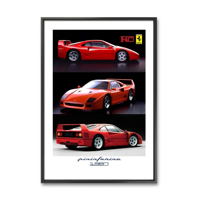 GENERICO - CUADRO DECORATIVO FERRARI F40
