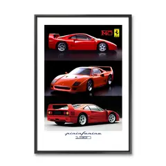 GENERICO - CUADRO DECORATIVO FERRARI F40