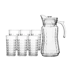 GENERICO - SET JUEGO DE JARRA Y VASOS DELI 7 PIEZAS