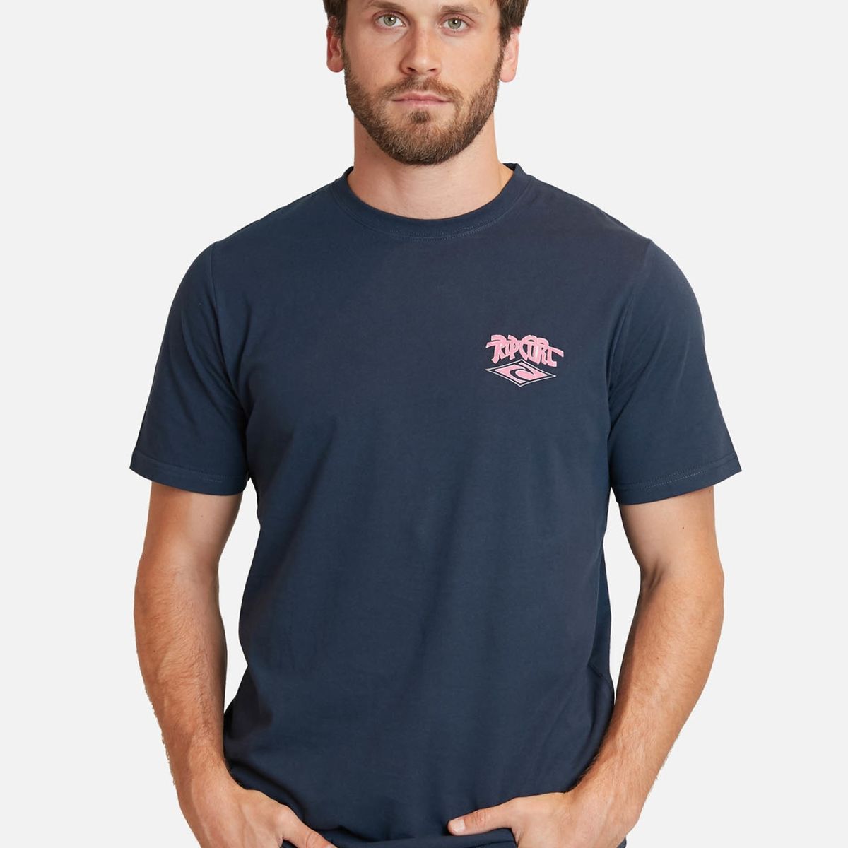 RIP CURL - Polera Dead Shred Ss Tee Azul Marino Hombre Rip Curl