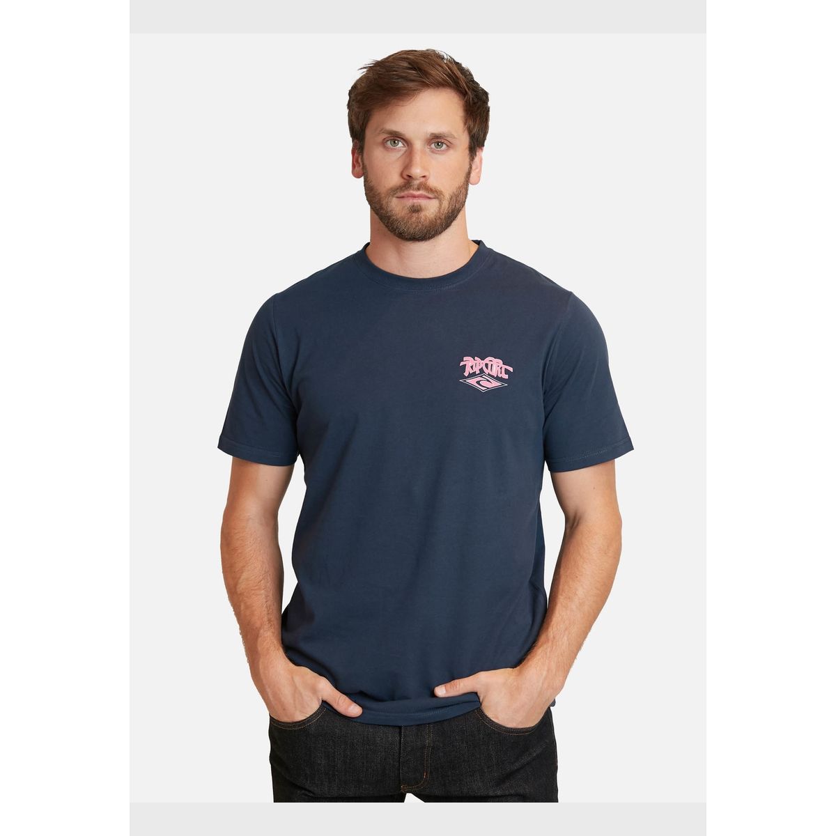 RIP CURL - Polera Dead Shred Ss Tee Azul Marino Hombre Rip Curl