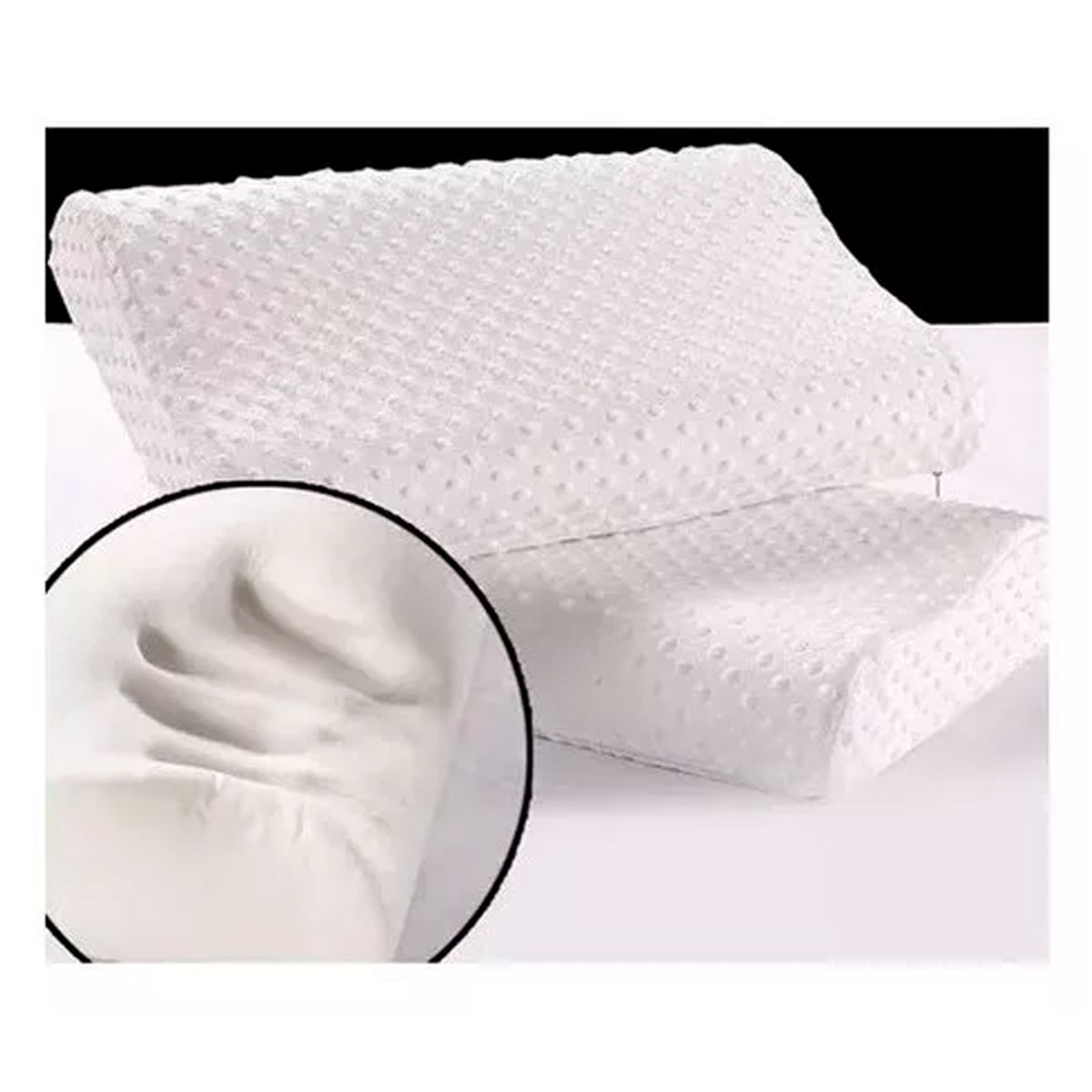 IRM - Almohada Con Memoria Memory Foam Cervical Terapéutica pack 2