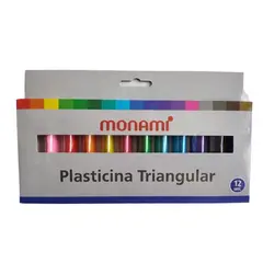 GENERICO - Plastlina Triangular Monami