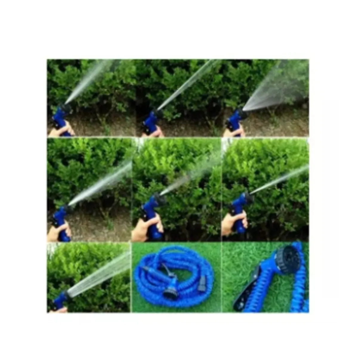 GENERICO - Manguera Retráctil Expandible 225mtr Azul O Verde Jardín