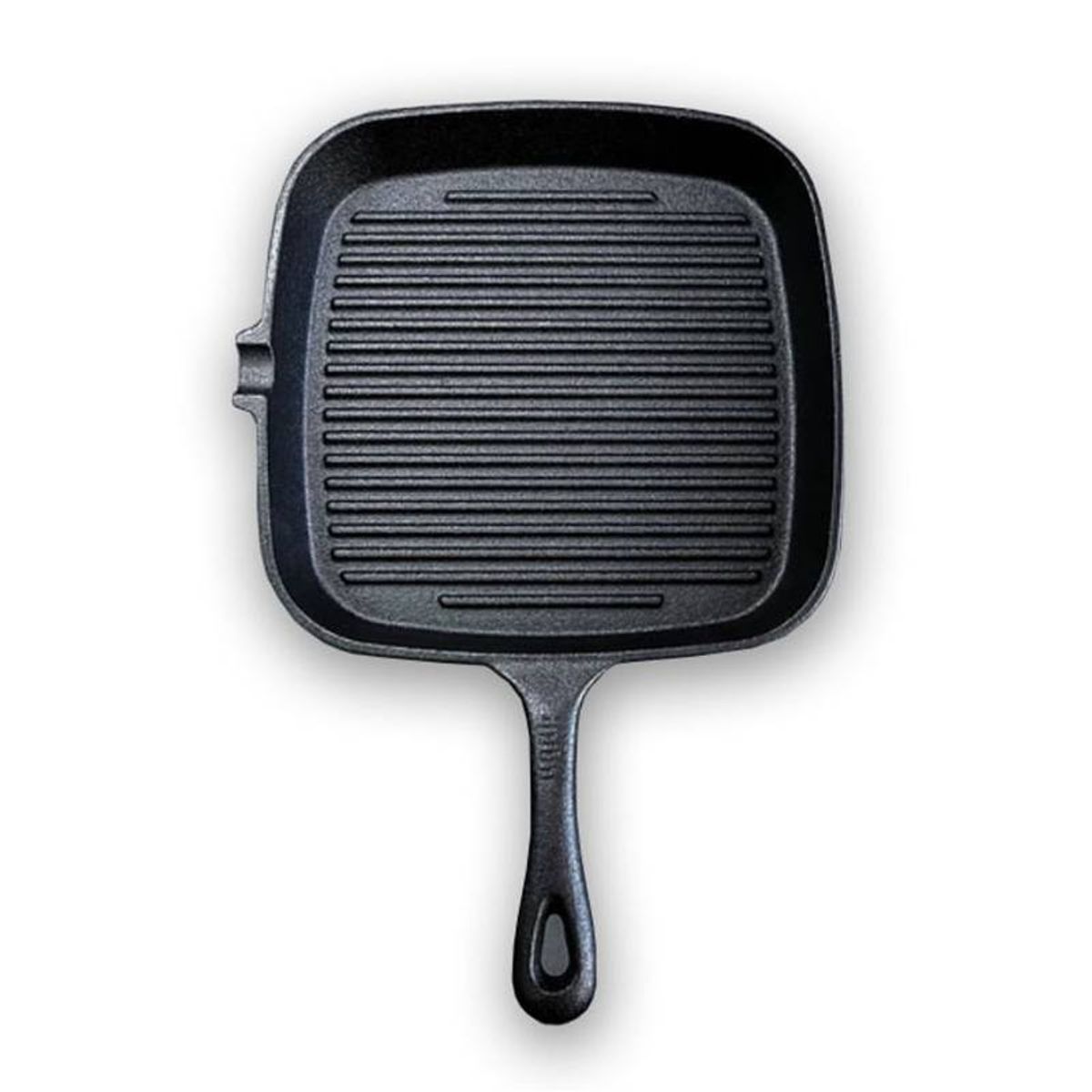 GENERICO - Sartén Cuadrado Grill Hierro Fundido Iron Cast