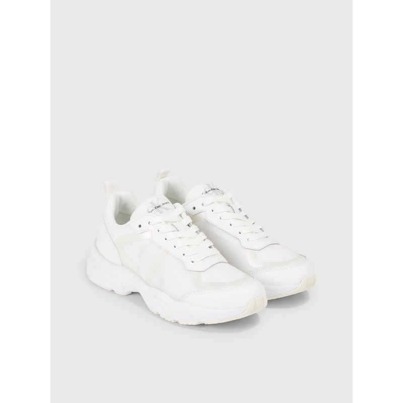 CALVIN KLEIN - Zapatilla Retro Tennis Hyper Mesh Blanco Calvin Klein