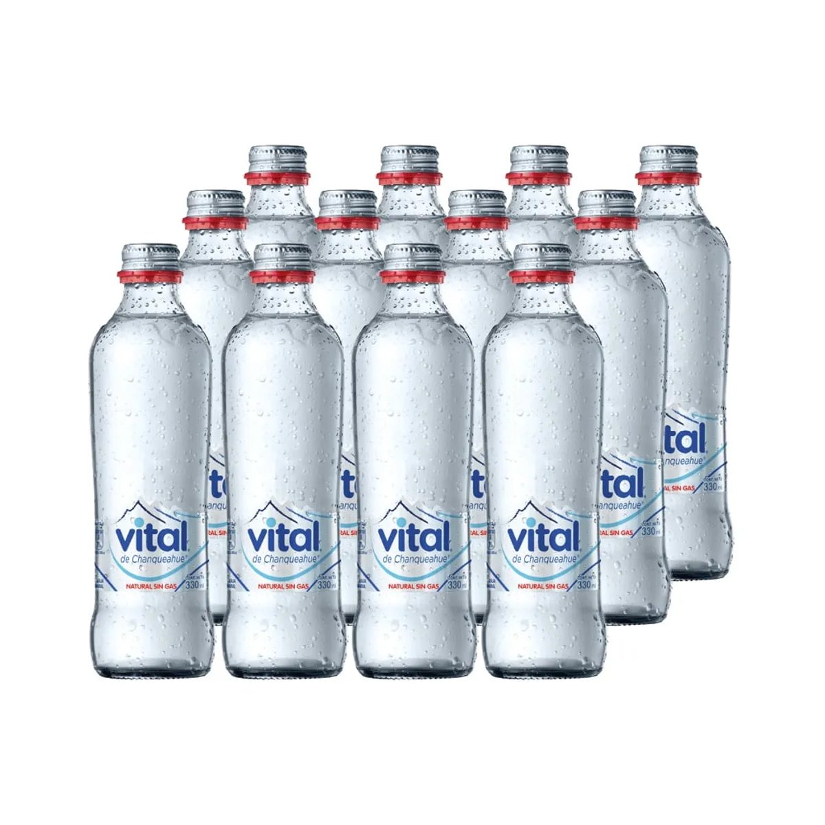VITAL - 12x Agua Vital Sin Gas Botella Vidrio 330cc