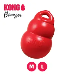 KONG - Juguete Bounzer Para Buscar Y Recoger Talla M Color Rojo
