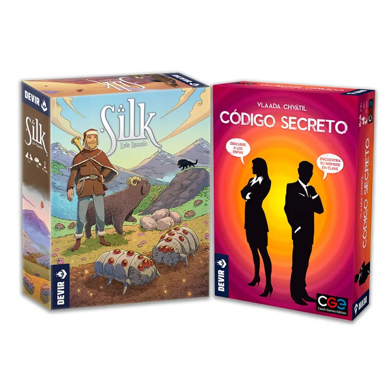Codigo Secreto y Silk - Pack Juegos de Mesa
