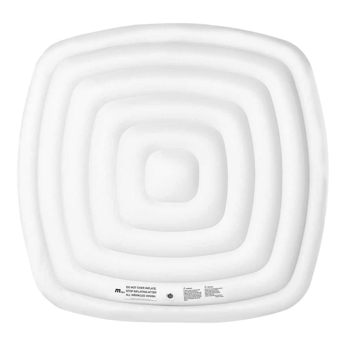 MSPA - Tapa Inflable Para Hot Tubs 4 Personas Cuadrada Mspa