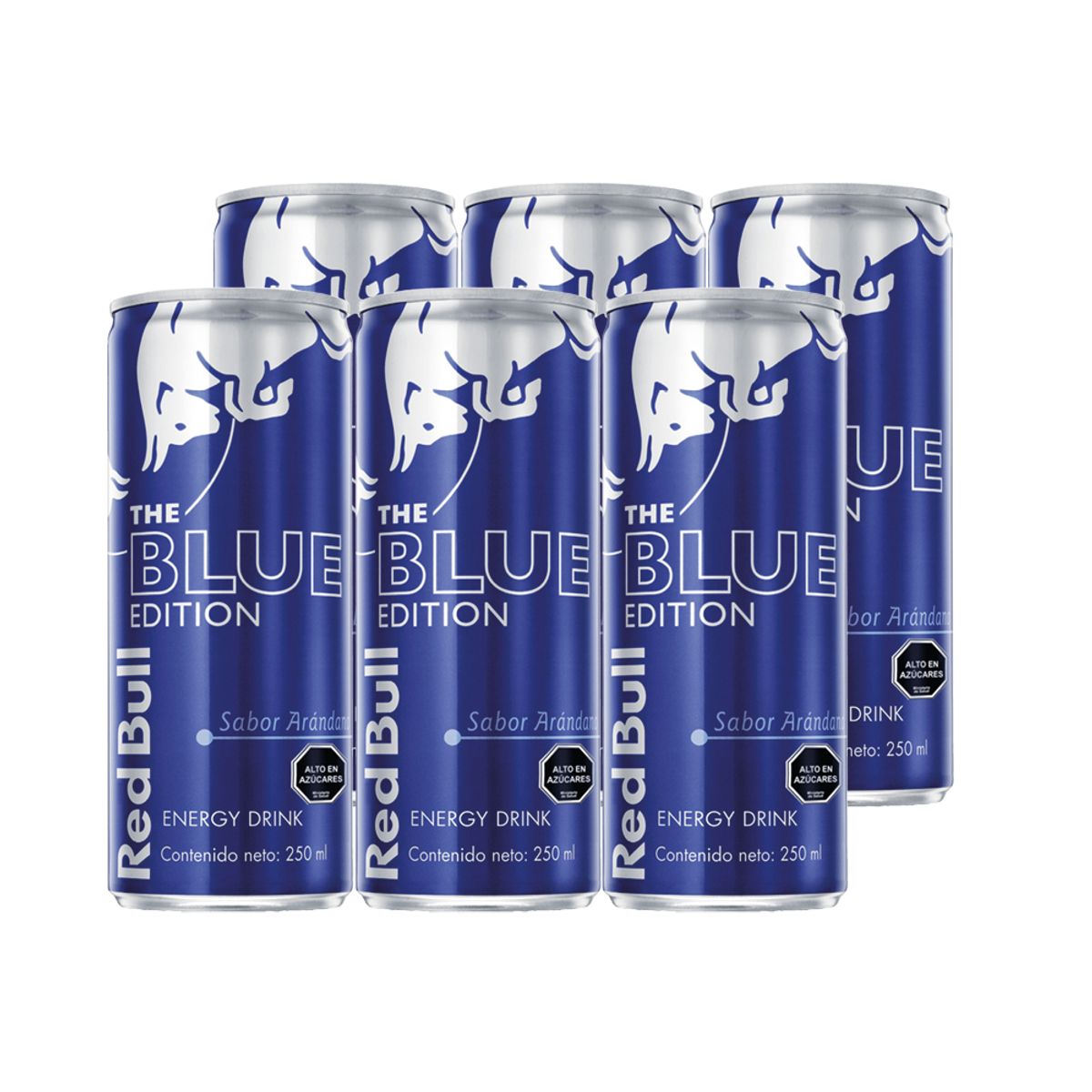 RED BULL - 6x Bebida Energética Red Bull Blue Edition 250cc