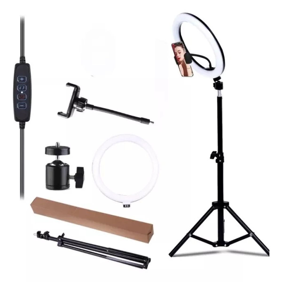 Aro De Luz Led 30cm  Trípode Altur 21m  Envio, marca GENERICO - Foto 2