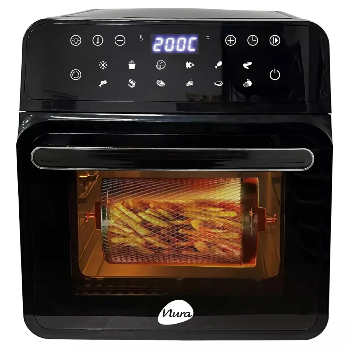 NURA - Freidora De Aire Horno Air Fryer Nura 12 Litros