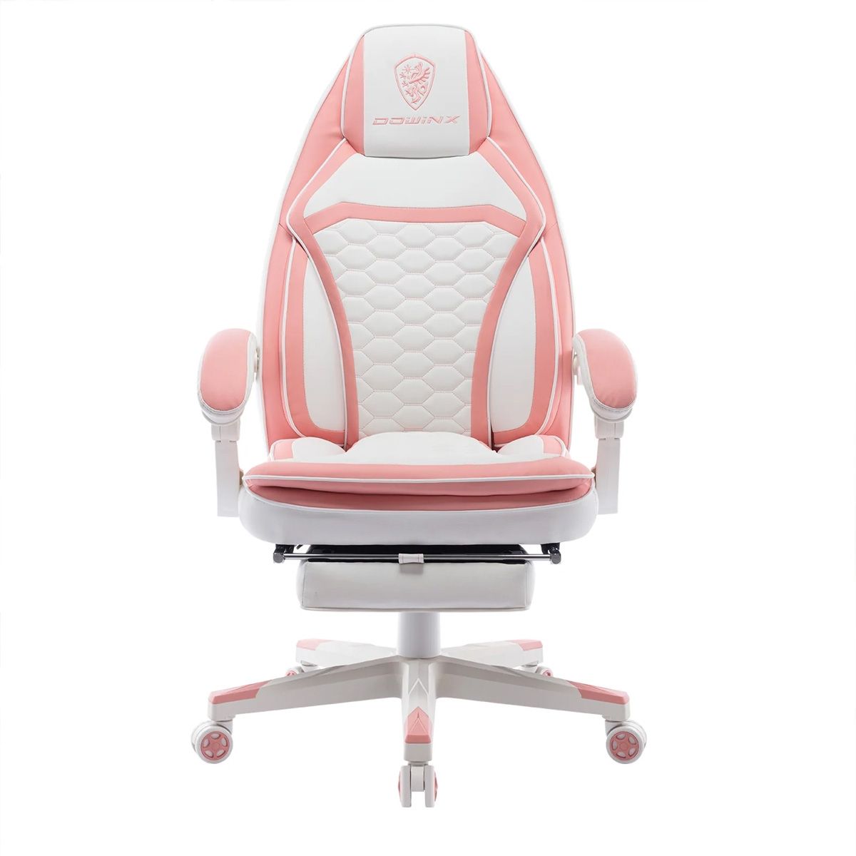 GENERICO - Silla Gamer Dowinx Color Rosa y Blanco Modelo LS-TH