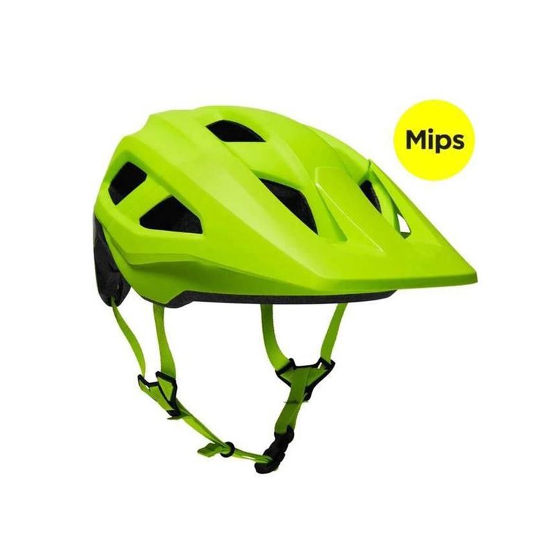 FOX - Casco Bicicleta Mainframe TRVRS Amarillo Fox Talla L 59-63