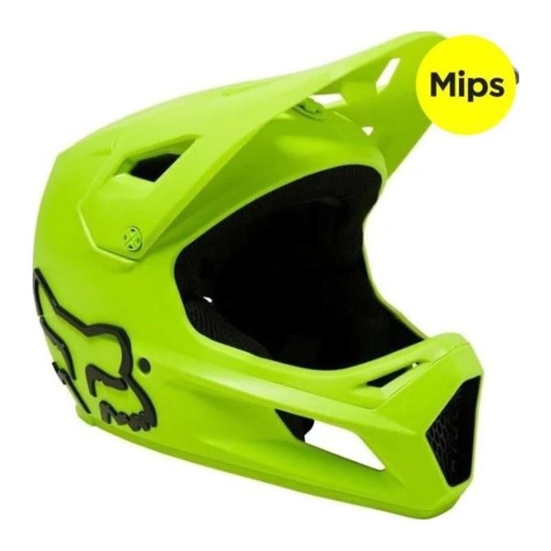 FOX - Casco Integral Rampage Amarillo Fox Talla XL 61-62