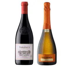 TARAPACA - Vino Tarapacá Gran Reserva Carmenere + Espumante Undurraga