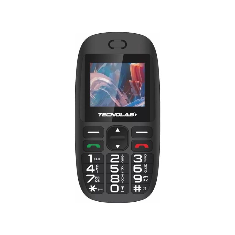 Telefono Senior Adulto Mayor 4G Negro Doble SIM Card