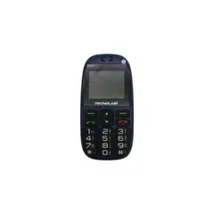 TECNOLAB - Telefono Senior Adulto Mayor 4G Azul Doble SIM Card