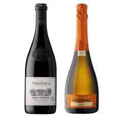 TARAPACA - Vino Tarapacá GR Cabernet + Espumante Undurraga Brut 750cc