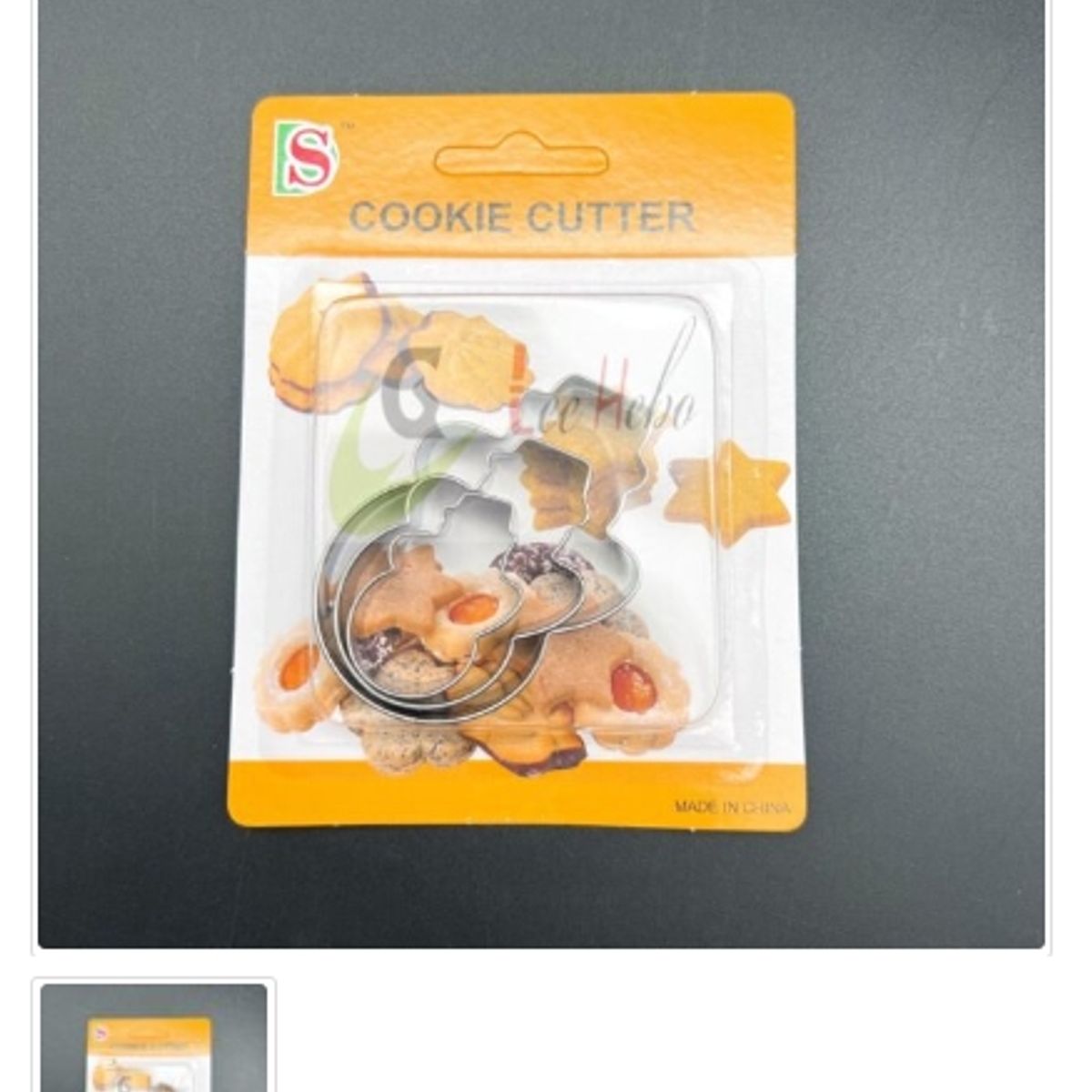 GENERICO - Cortador De Galletas 3 Piezas De Metal