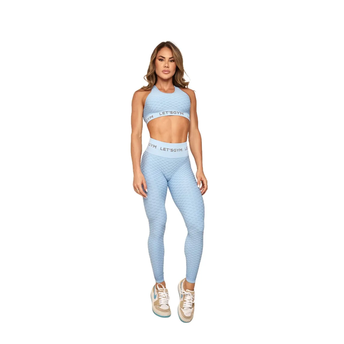 LETSGYM - CALZA DEPORTIVA SEAMLESS BROCADO LETSGYM