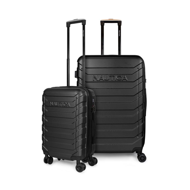 NAUTICA - Pack 2 maletas S de cabina+grande 23kg Soho negro Nautica