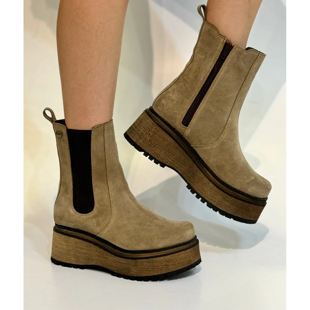 EXOTICA - Botin Zuri Reno Taupe Exotica