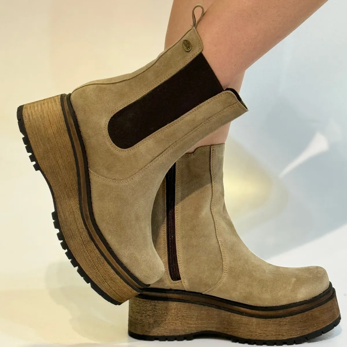 EXOTICA - Botin Zuri Reno Taupe Exotica