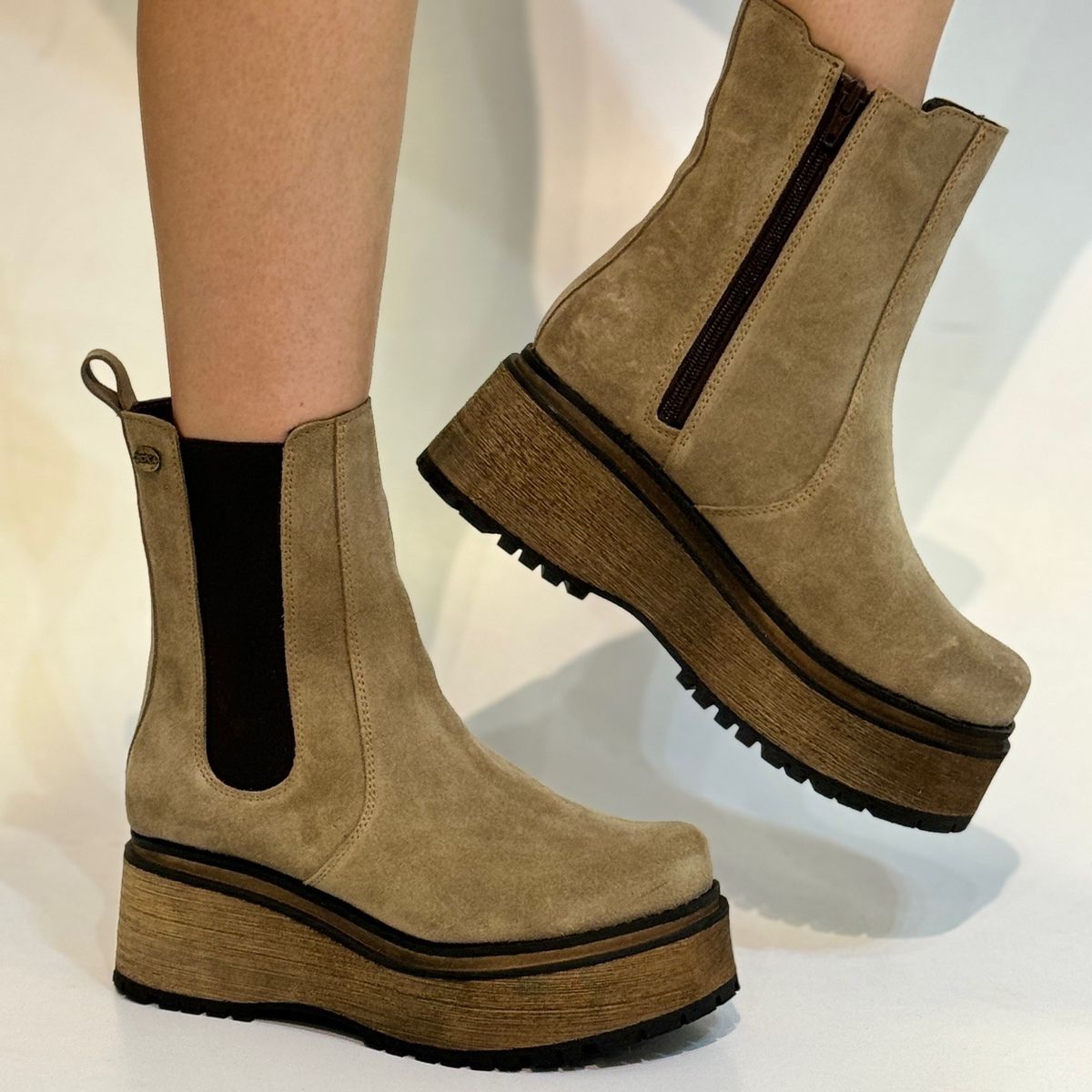 EXOTICA - Botin Zuri Reno Taupe Exotica