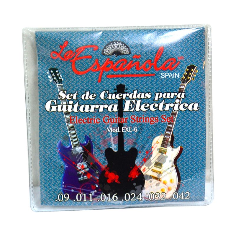 LA ESPANOLA - SET DE CUERDAS PARA GUITARRA ELECTRICA LA ESPAÑOLA