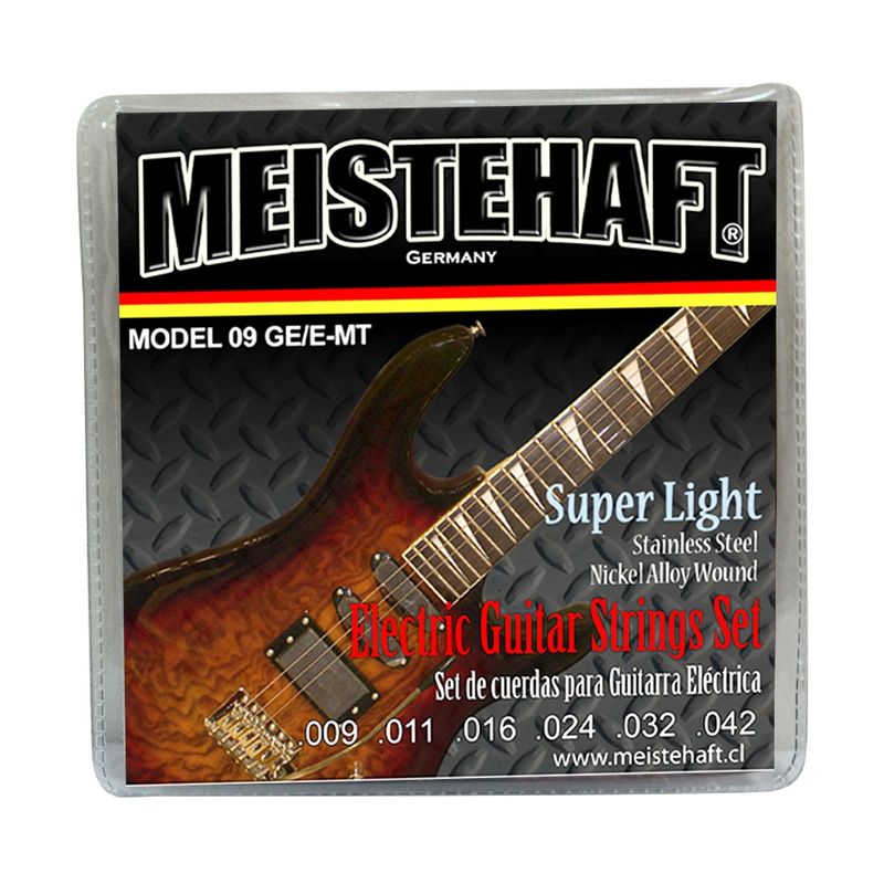 MEISTEHAFT - SET DE CUERDAS PARA GUITARRA ELECTRICA MEISTEHAFT