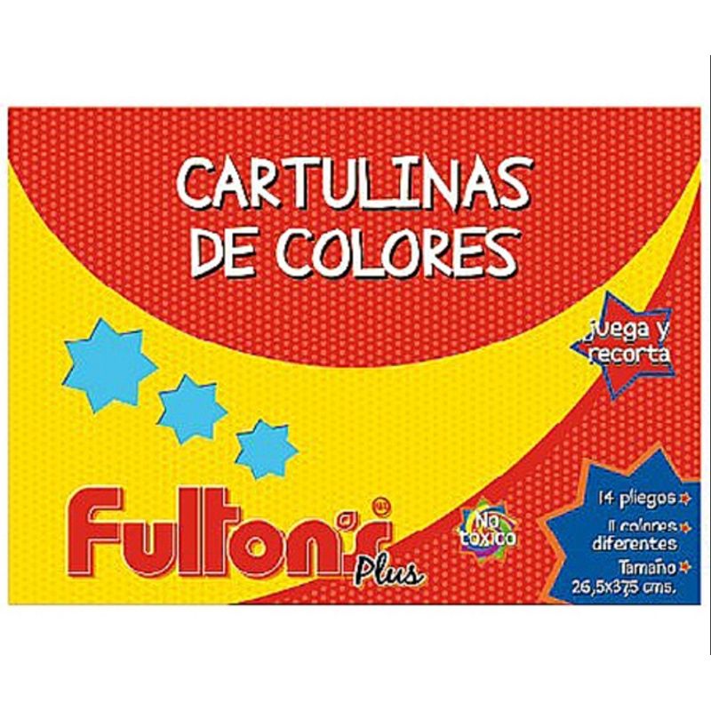 GENERICO - Cartulina De Colores Juega Y Recota  Fulton's Plus
