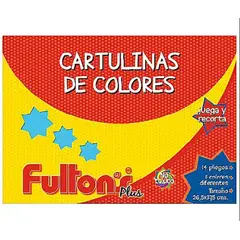 GENERICO - Cartulina De Colores Juega Y Recota Fulton's Plus