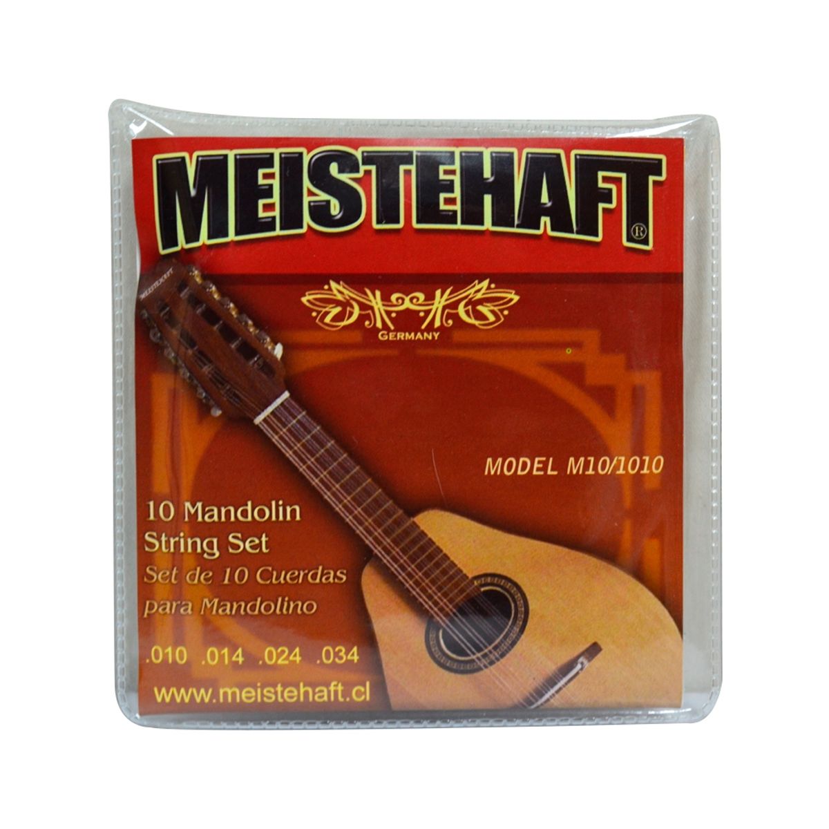 MEISTEHAFT - SET DE 10 CUERDAS PARA MANDOLINA MEISTEHAFT