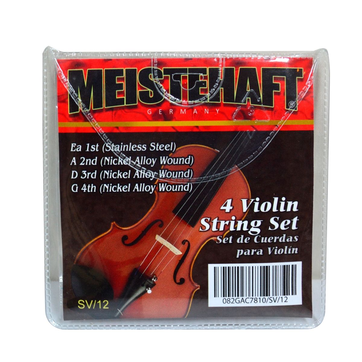 MEISTEHAFT - SET DE CUERDA PARA VIOLIN 1-2 MEISTEHAFT