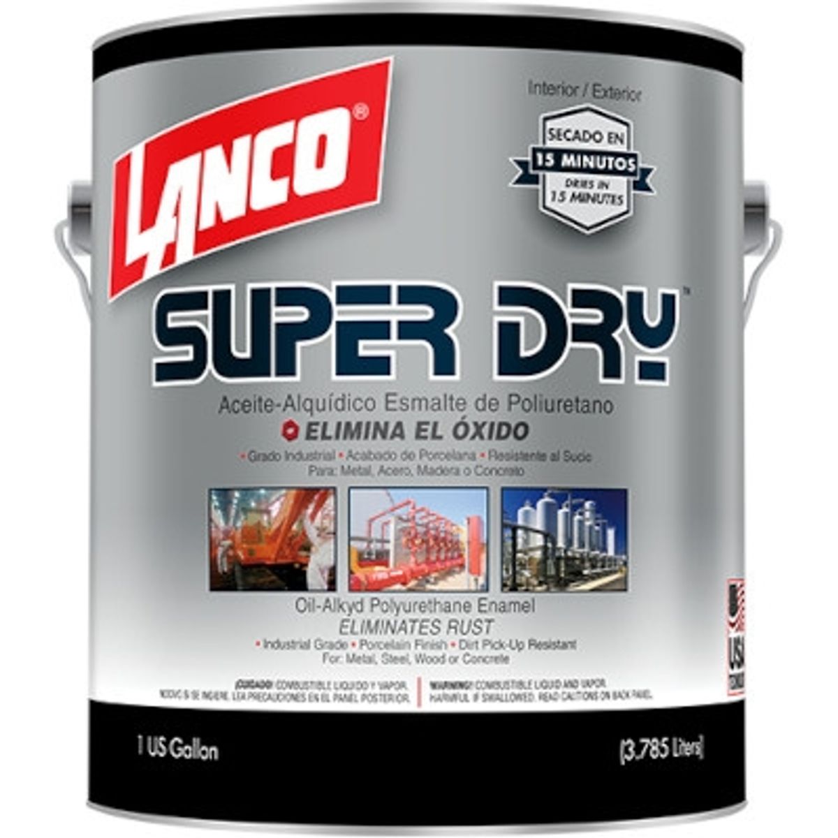 LANCO - Lanco Esmalte De Poliuretano Super Dry Blanco 1GL
