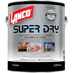 LANCO - Esmalte De Poliuretano Super Dry Blanco 1GL