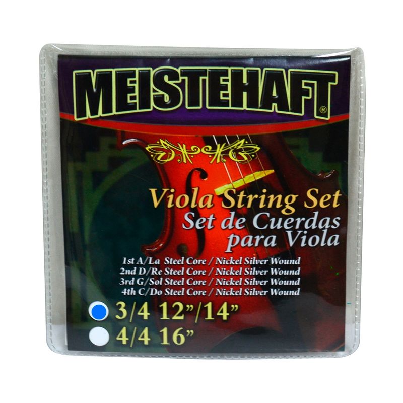 MEISTEHAFT - SET DE CUERDA PARA VIOLA 3-4 MEISTEHAFT