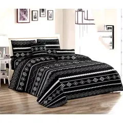 GENERICO - CUBRECAMA KING CON TELA QUILTS DE VERANO CON DISEÑOS  TF