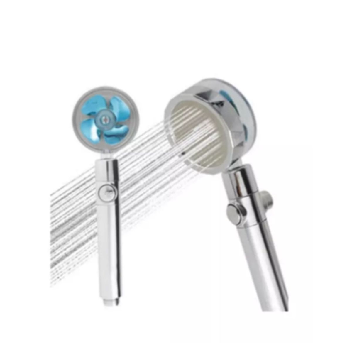 GENERICO - Ducha Hélice Turbina Mano De Alta Presión Cabezal Ducha