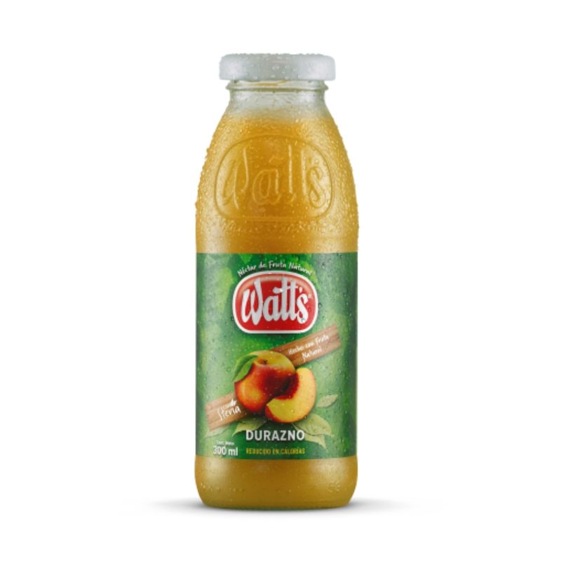 WATT`S - Jugo Watts Durazno Normal Boca Ancha 300cc