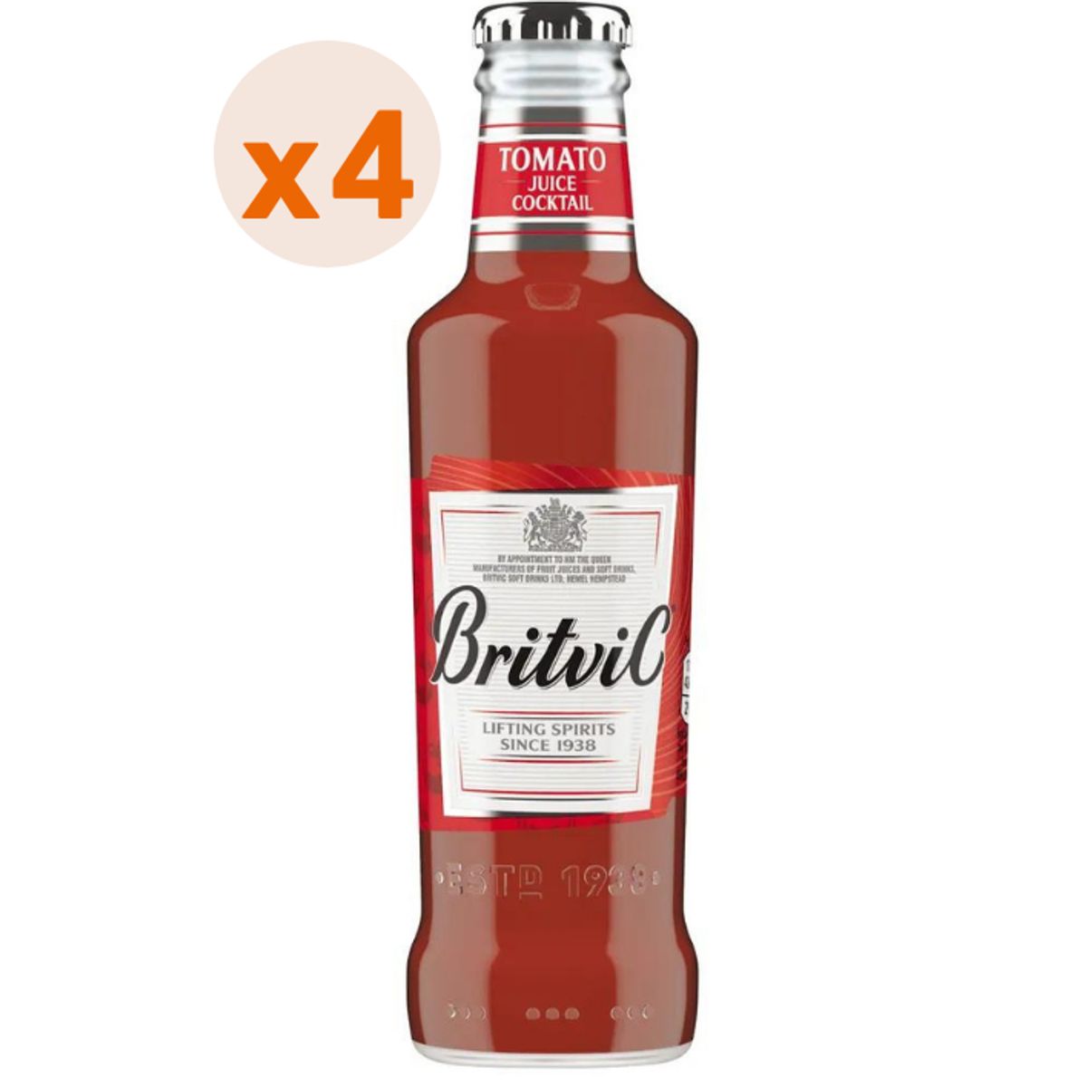 BRITVIC - 4x Tomato Juice Britvic 200cc