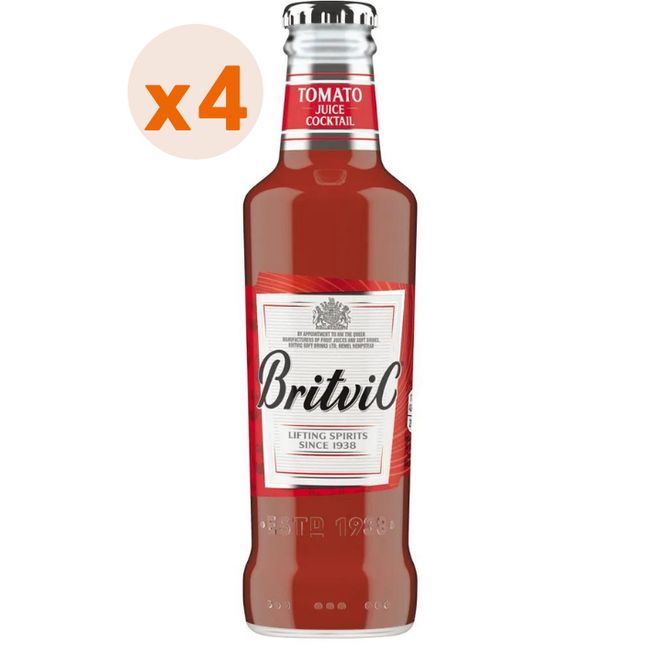 BRITVIC - 4x Tomato Juice Britvic 200cc