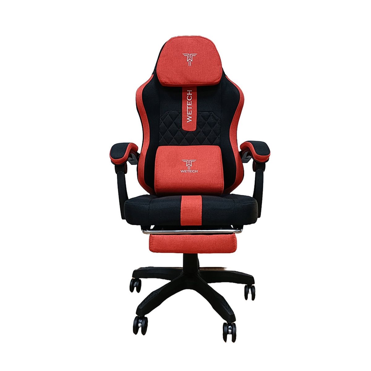 GENERICO - Silla Gamer Wetech Color Rojo y Negro Modelo LS-1118