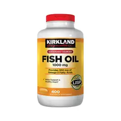 KIRKLAND - Fish OIL 1000mg 400 Tabs -