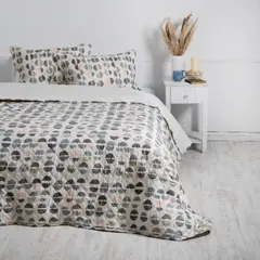MASHINI - Quilt 1.5 Plazas Cosido Clouds