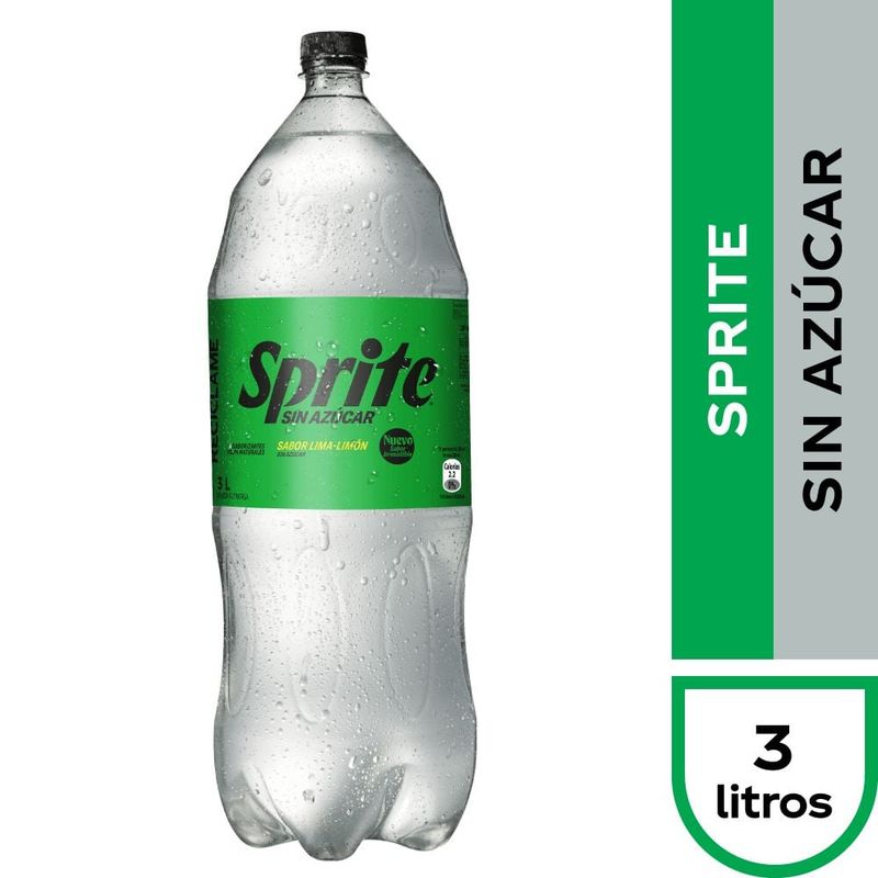 SPRITE - Bebida Sprite Sin Azúcar 3000cc